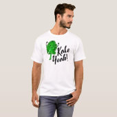 Positieve Kale Pun - Kale Ja! T-shirt (Voorkant volledig)