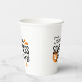 Positieve levensboodschap - Van zuur naar zoet Papieren Bekers (Rechts)