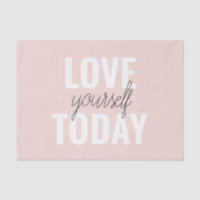 Positieve liefde vandaag uzelf - Pastel roze prijs