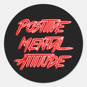 Positieve mentale houding Sticker