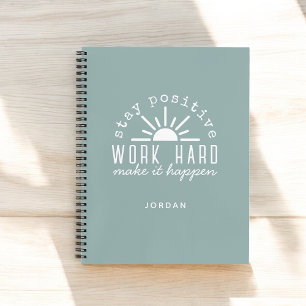 Positieve Motivatie Mantra met Elke Naam Notitieboek
