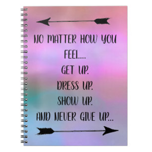 Positieve Motivatie Spreuk Notitieboek