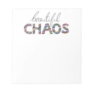 Positieve Motiverende Tekst Mooie Chaos Notitieblok
