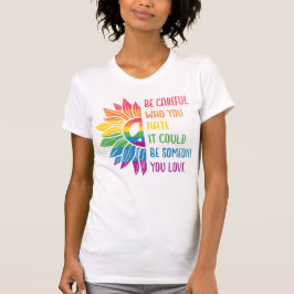 POSITIEVE ONDERSTEUNING VOOR LGBTQ PRIDE T-SHIRT