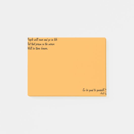 Positieve opmerkingen na de introductie post-it® notes (Voorkant)