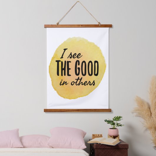 positieve overtuigingen voor het bereiken van doel hangend wandkleed (Slaapkamer)