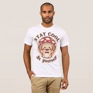 positieve paddestoel t-shirt