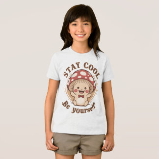 positieve paddestoel Tri-Blend shirt