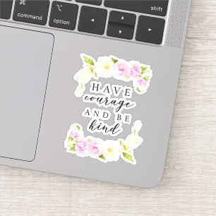 Positieve prijsopgave voor Floral hebben aangemoed Sticker