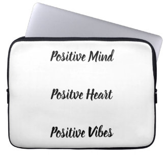 Positieve quote laptop sleeve