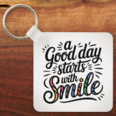 Positieve quote  sleutelhanger (Voorkant)