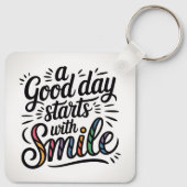 Positieve quote  sleutelhanger (Achterkant)