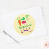 Positieve roetkoppeling - Rooking voor u Ronde Sticker (Envelop)