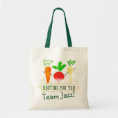 Positieve Root Pun - Rooting voor uw team Tote Bag (Voorkant)
