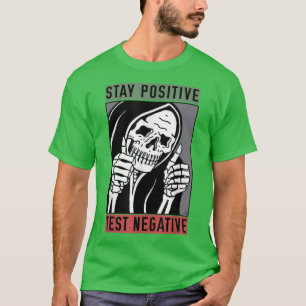 Positieve test negatief t-shirt