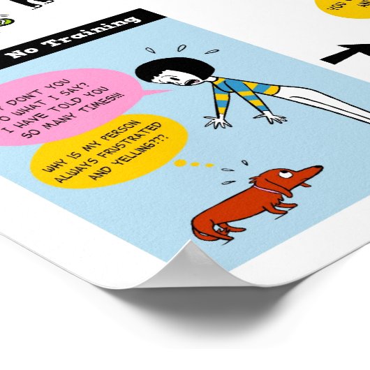 Positieve training voor handhavingstaken 16 x 20 i poster (Hoek)