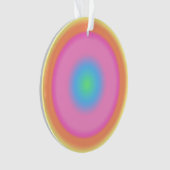 Positieve trillingen - kleurrijke radiale gradiënt ornament (voorkant)