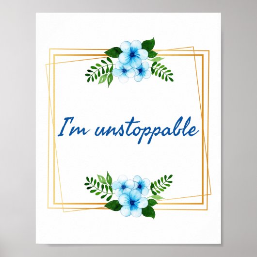 positieve uitingen voor succes poster (Voorkant)