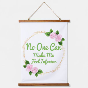 positieve verklaringen voor zelfzorg hangend wandkleed