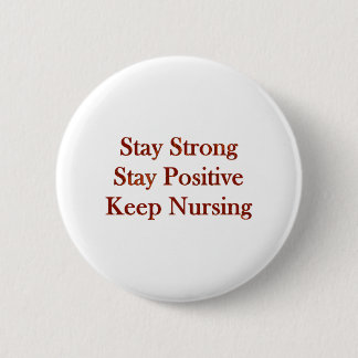 Positieve verpleegster ronde button 5,7 cm