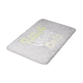 Positieve vibes alleen neutraal kleur boho stijl badmat (Gekanteld)