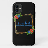 positieve vibes - bevestiging voor werk Case-Mate iPhone case (Achterkant)