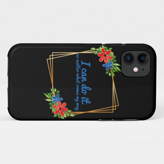 positieve vibes - bevestiging voor werk Case-Mate iPhone case (Achterkant (horizontaal))