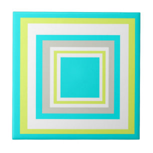 Positieve Vibes Happy Pastel Colors Abstracte kuns Tegeltje
