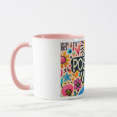 Positieve vibes, kleurrijke Mok (Links)