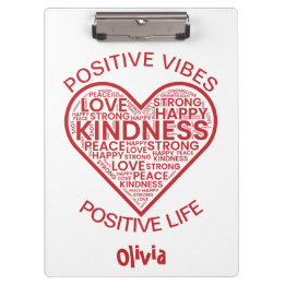 Positieve Vibes Positief Leven Klembord