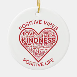 Positieve Vibes Positief Leven Ornament