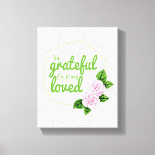 positieve vibes quotes voor zelfaanvaarding canvas afdruk