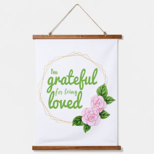 positieve vibes quotes voor zelfaanvaarding hangend wandkleed