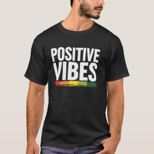 Positieve Vibes Regenboog Pride Maand LGBT LGBTQ P T-shirt