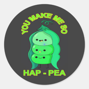 positieve vibes ronde sticker
