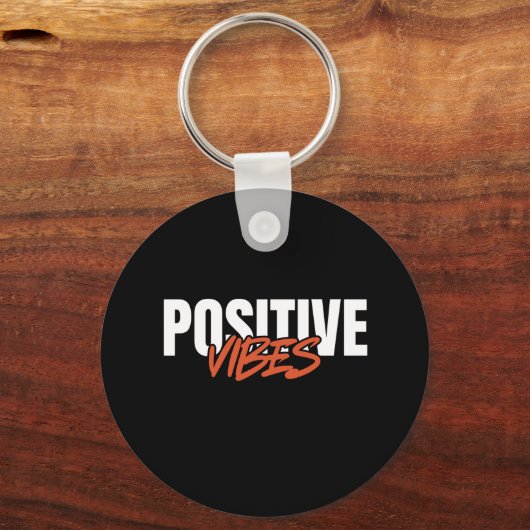 Positieve Vibes Sleutelhanger (Achterkant)