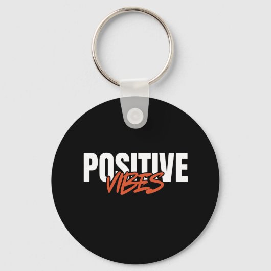 Positieve Vibes Sleutelhanger (Achterkant)