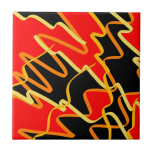 Positieve Vibes Splash van Colour Happy Abstracte Tegeltje