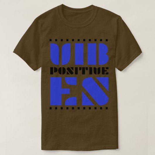 Positieve Vibes T-shirt (Design voorkant)
