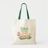 Positieve vibes-tas tote bag (Voorkant)