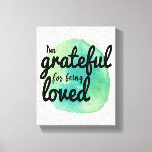 positieve vibes voor harde werknemers canvas afdruk