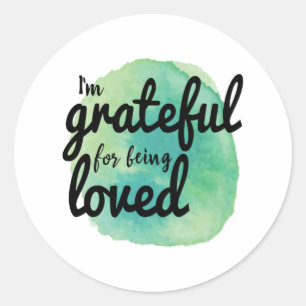 positieve vibes voor harde werknemers ronde sticker