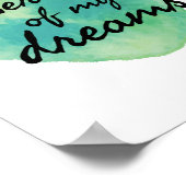 positieve vibes voor zelfaanvaarding poster (Hoek)