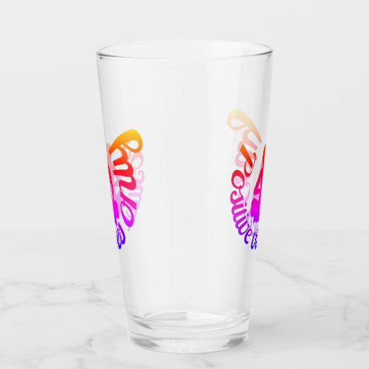 Positieve virussen alleen Zen Yoga Meditation Lotu Glas (Rechts)