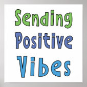 Positieve virussen verzenden poster (Voorkant)