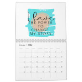 Positieve wijzigingen| Uitbewerkbaar jaar agenda Kalender (Jan 2026)