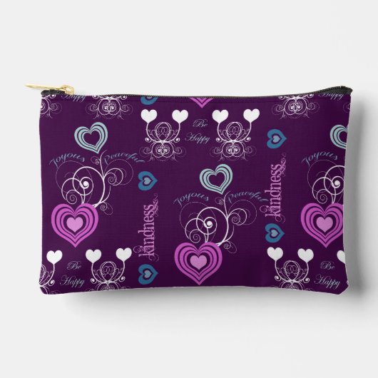 Positieve woorden met harten etui (Voorkant)