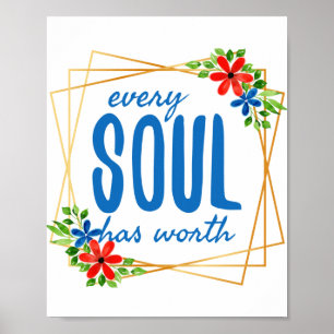 positieve woorden voor leven en succes poster