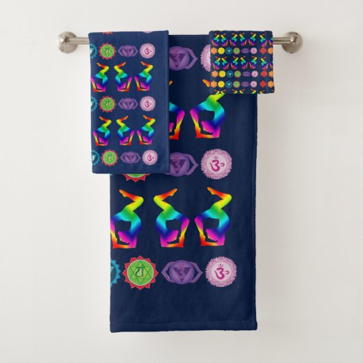 Position colorée du yoga (En situation)