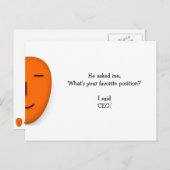 Position préférée de Date.. - Envoyer une carte po (Devant / Derrière)